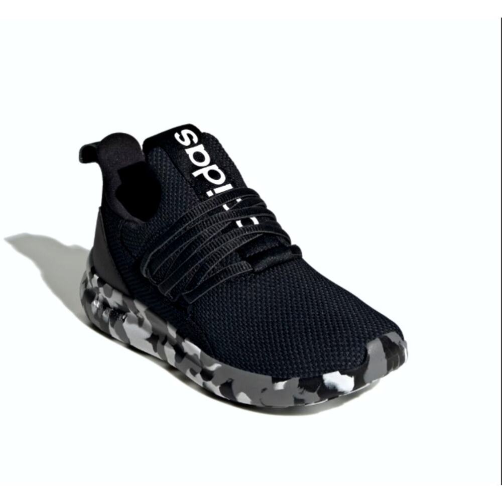 Adidas Kids Black Lite Racer Adapt 7.0 Shoes Size 4